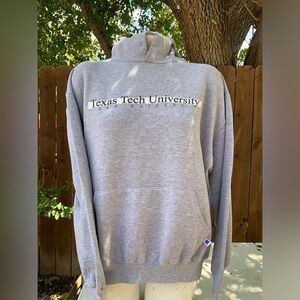Vintage Texas Tech University unisex hoodie size Large by Russell Athletic.